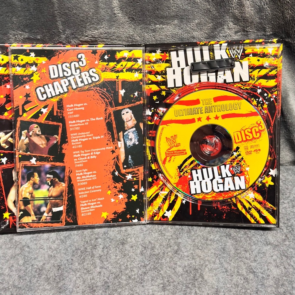 WWE Hulk Hogan The Ultimate Anthology 3-Disc DVD Box Set Wrestling 2006 - Picture 6 of 11